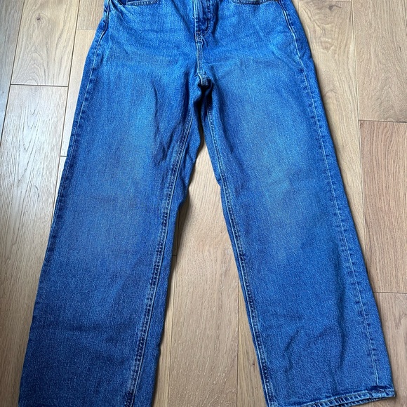 Old Navy Women’s High Waisted Wide Leg Jeans-Petite - Picture 1 of 2